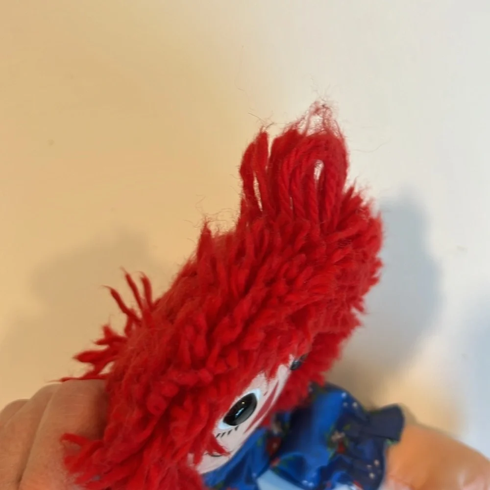 Playskool‎ - raggedy Ann, 12” blue dress, 80s